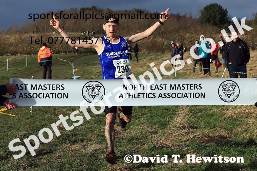 Mens 35 to 64, 2024 NEMAA Cross Country Champs., Wallsend. Photo: David T. Hewitson/Sports for All Pics